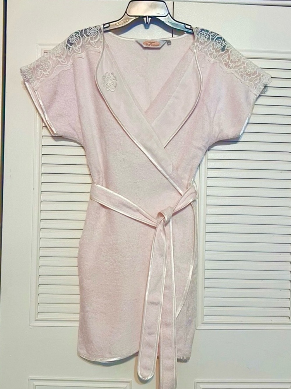 Softcotton 100% Cotton Women Pale Pink Bathrobe